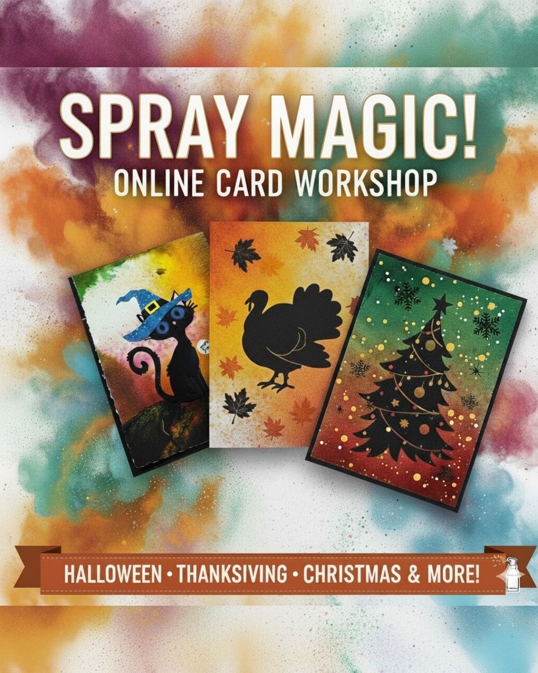 Spray Magic Handmade Card Workshop
