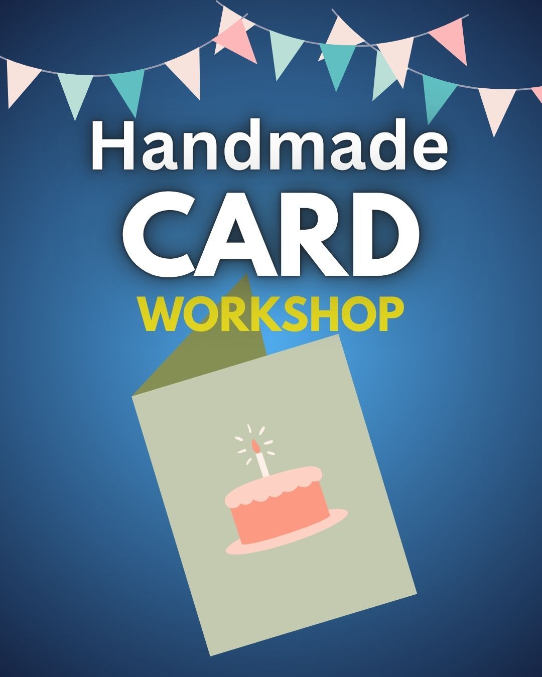 Last Minute Holiday Stenciled Cards Worskshop